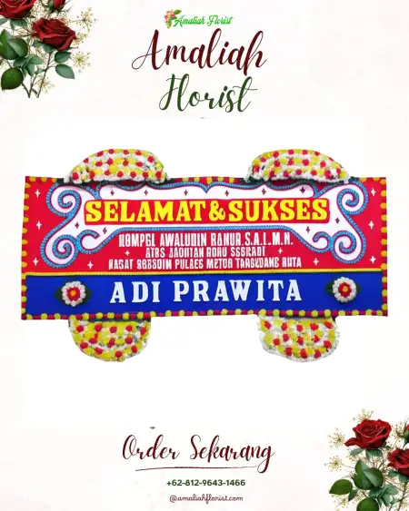 Papan Bunga Ucapan Selamat Pituruh